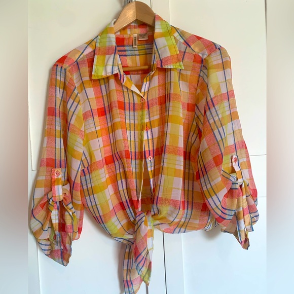 Sheer, light summer blouse, XXL - Picture 2 of 6